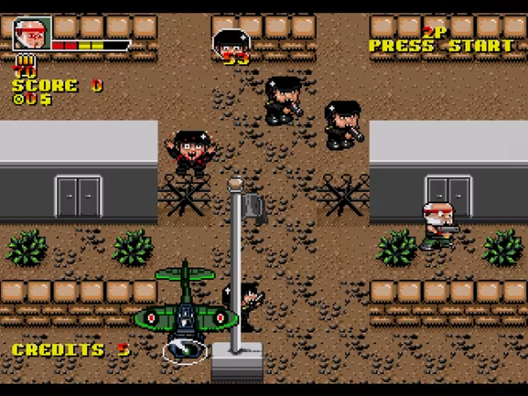 Papi Commando: Second Blood 16BIT MD Game Card for Mega Drive Full Version