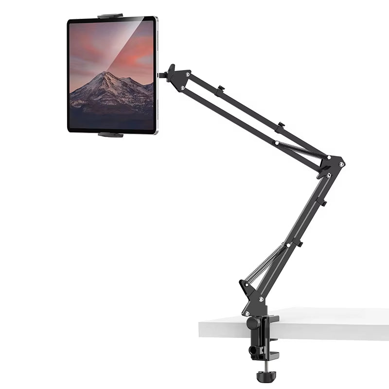 T2 Metal Desktop Stand Long Arm Tablet Stand Bed Desktop Lazy Bracket Support Ipad Smartphone Holder Microphone Boom Arm