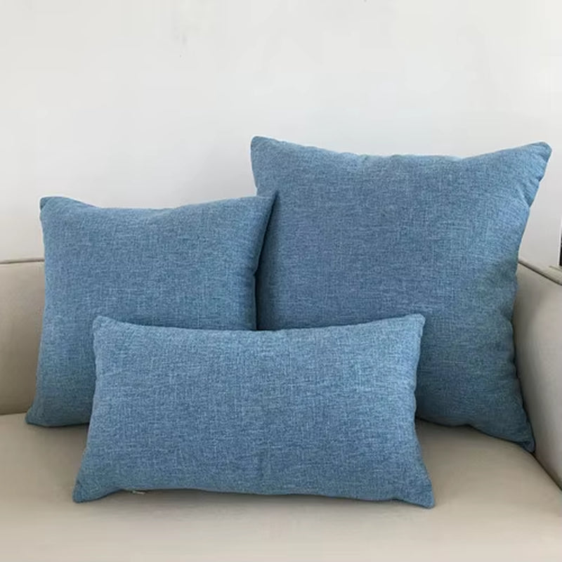 Sofa Cushion Cover 30X50/40X40/45X45/40X60/50X50/55X55/60X60Cm Home Hotel Decorative Throw Pillow Case