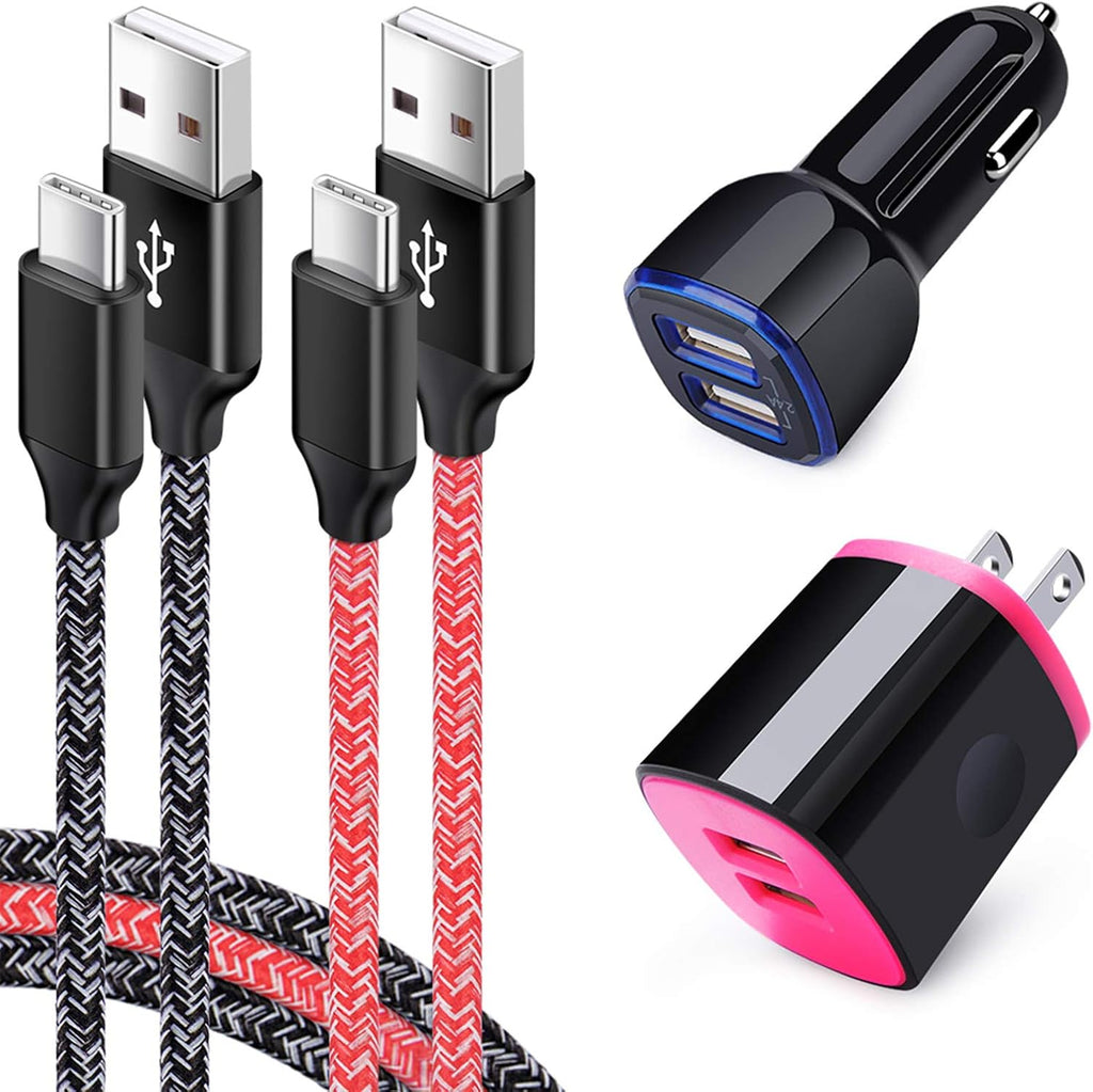 Type C Charger Cable Fast Charging Wall Charger,Car Adapter,Usb C Cable