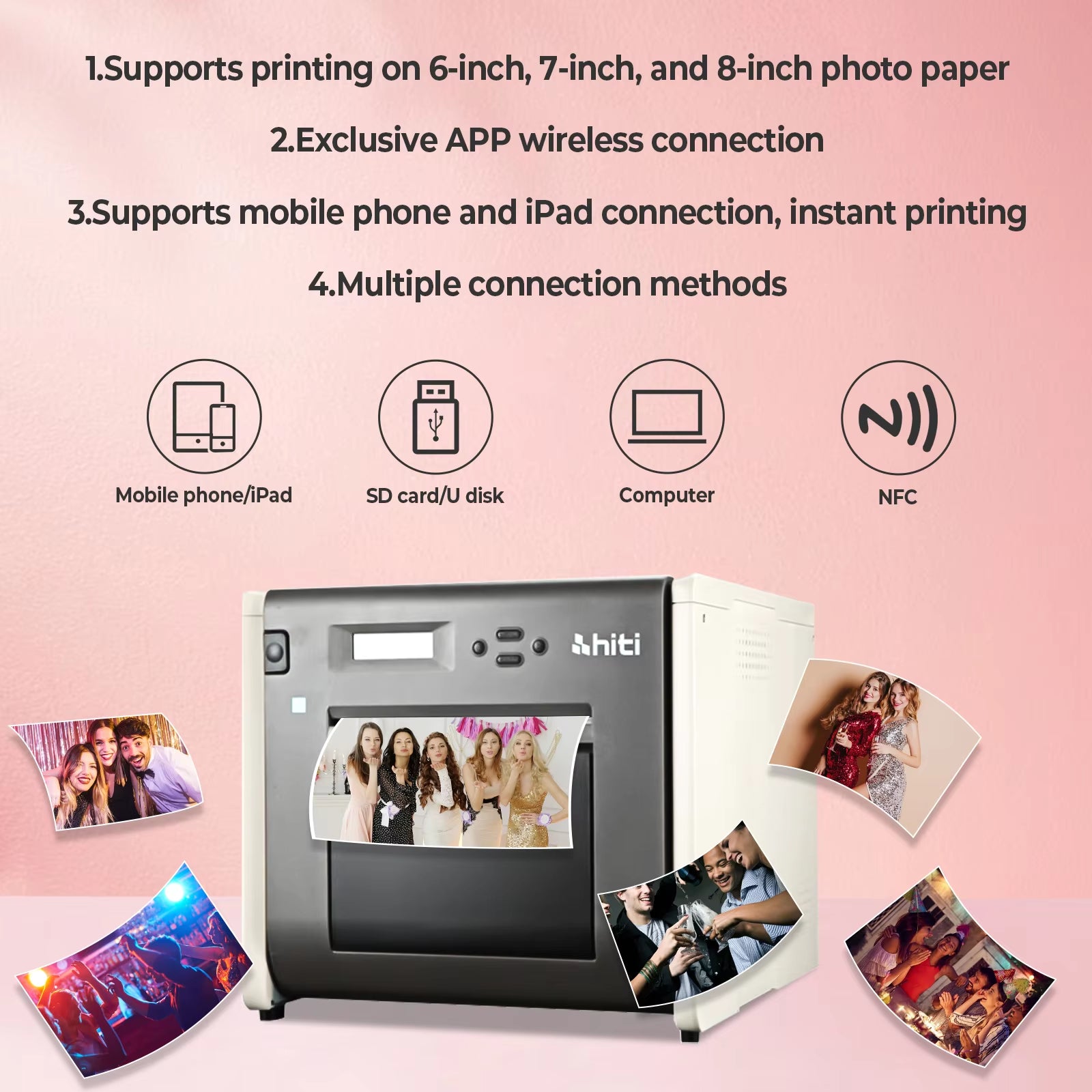 Touch Screen Photobooth Portable Mirror Magic for Wedding Party Activity Photo Booth with Printer and Camera Machine