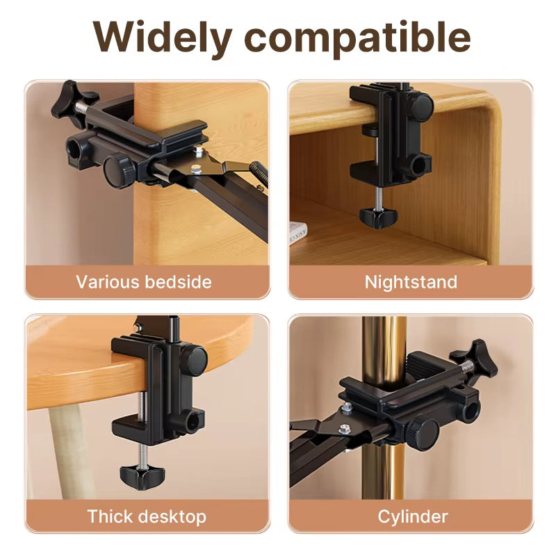 T2 Metal Desktop Stand Long Arm Tablet Stand Bed Desktop Lazy Bracket Support Ipad Smartphone Holder Microphone Boom Arm